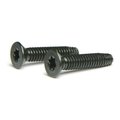 Newport Fasteners Thread Cutting Screw, 1/4"-20 x 2 in, Black Phosphate Steel Flat Head Torx Drive, 100 PK 688112-100